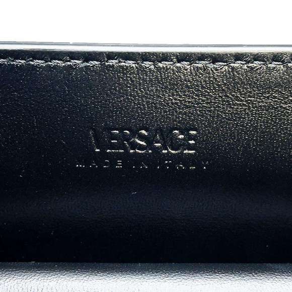 Versace Greca Goddess Embossed 2way Handbag Black - Picture 14 of 15